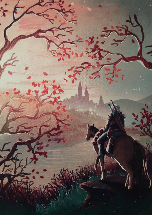 Ansichtkaart 'Geralt van Rivia'