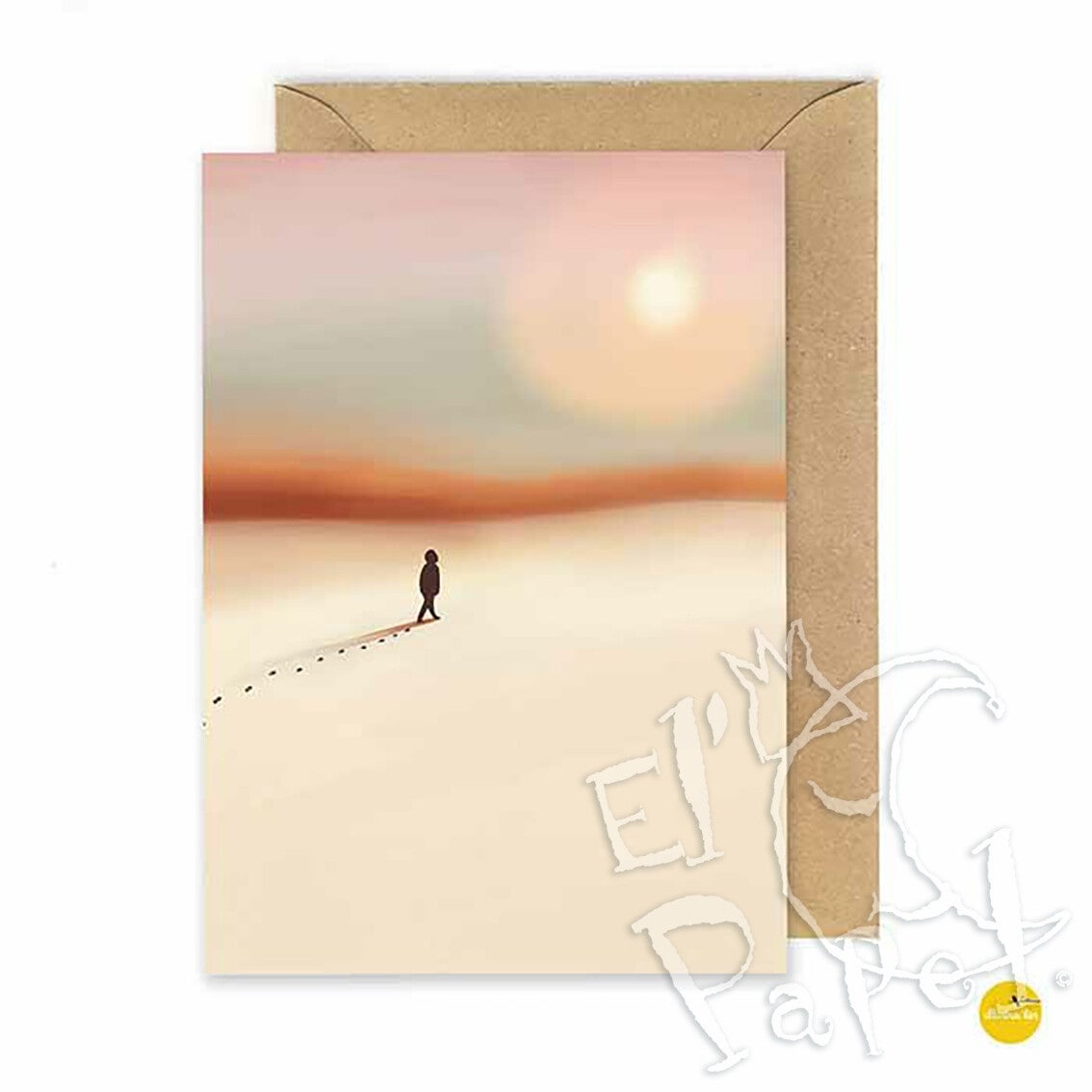 Wenskaart 'Stil landschap' (blanco)