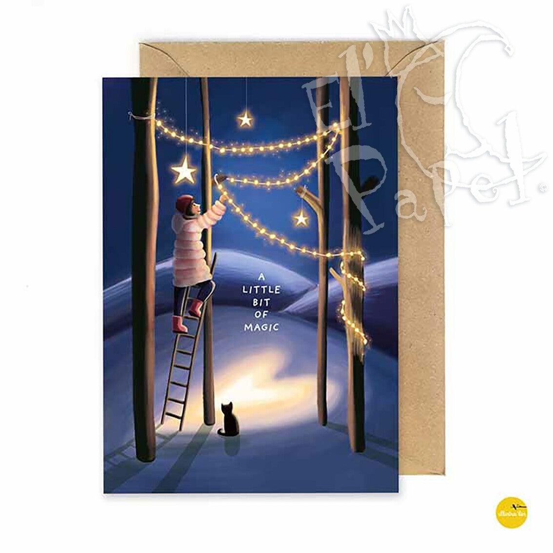 Kerst wenskaart 'A little bit of magic'