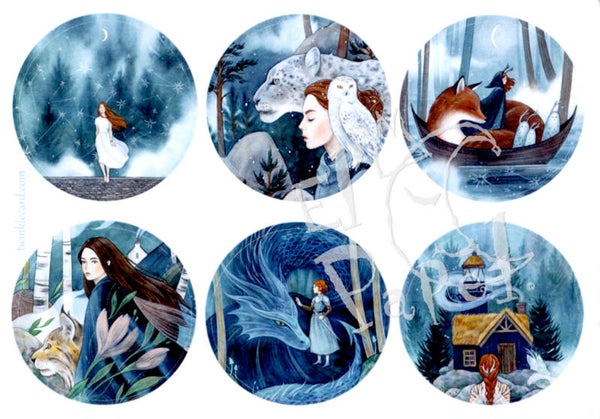 Anna Speshilova stickervel - 4 * TIJDELIJK UITVERKOCHT *