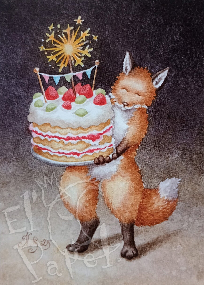 Ansichtkaart 'Een taart voor jou!'