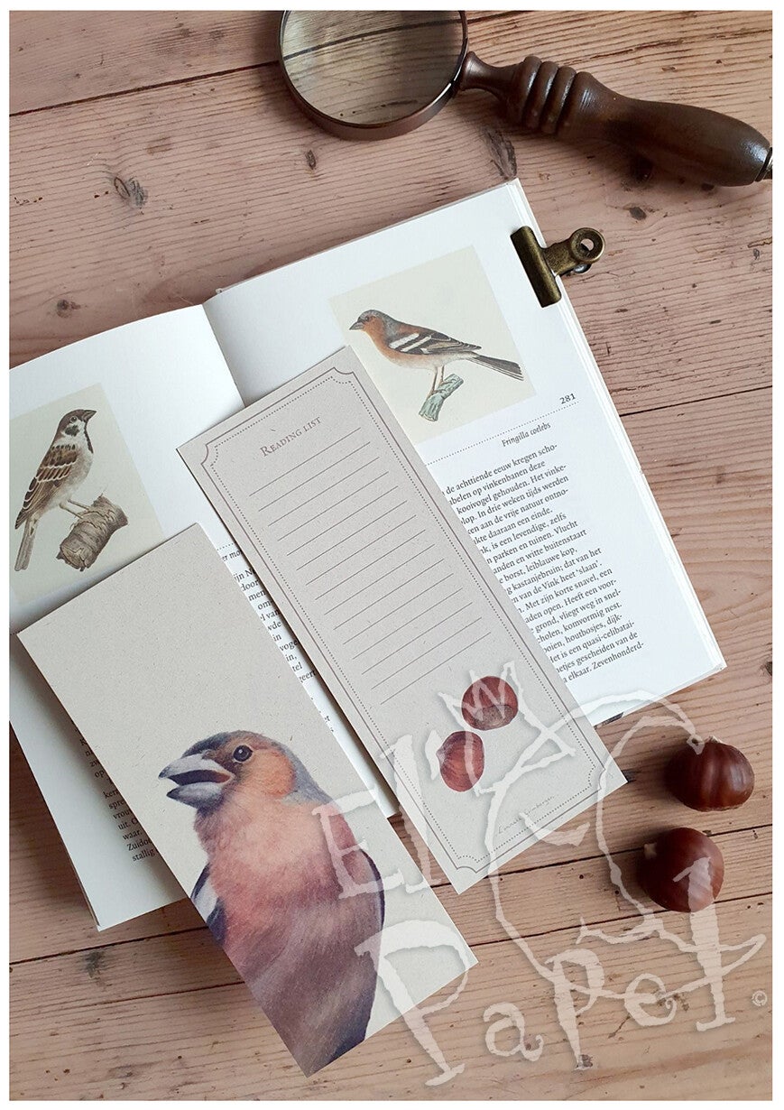 Lonneke Grimbergen - XL boekenlegger 'Vink'