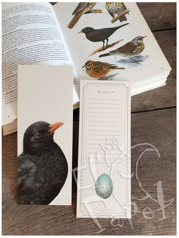 Lonneke Grimbergen - XL boekenlegger 'Merel'