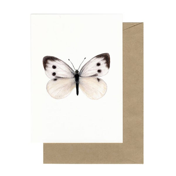 Lonneke Grimbergen ansichtkaart 'Groot Koolwitje'