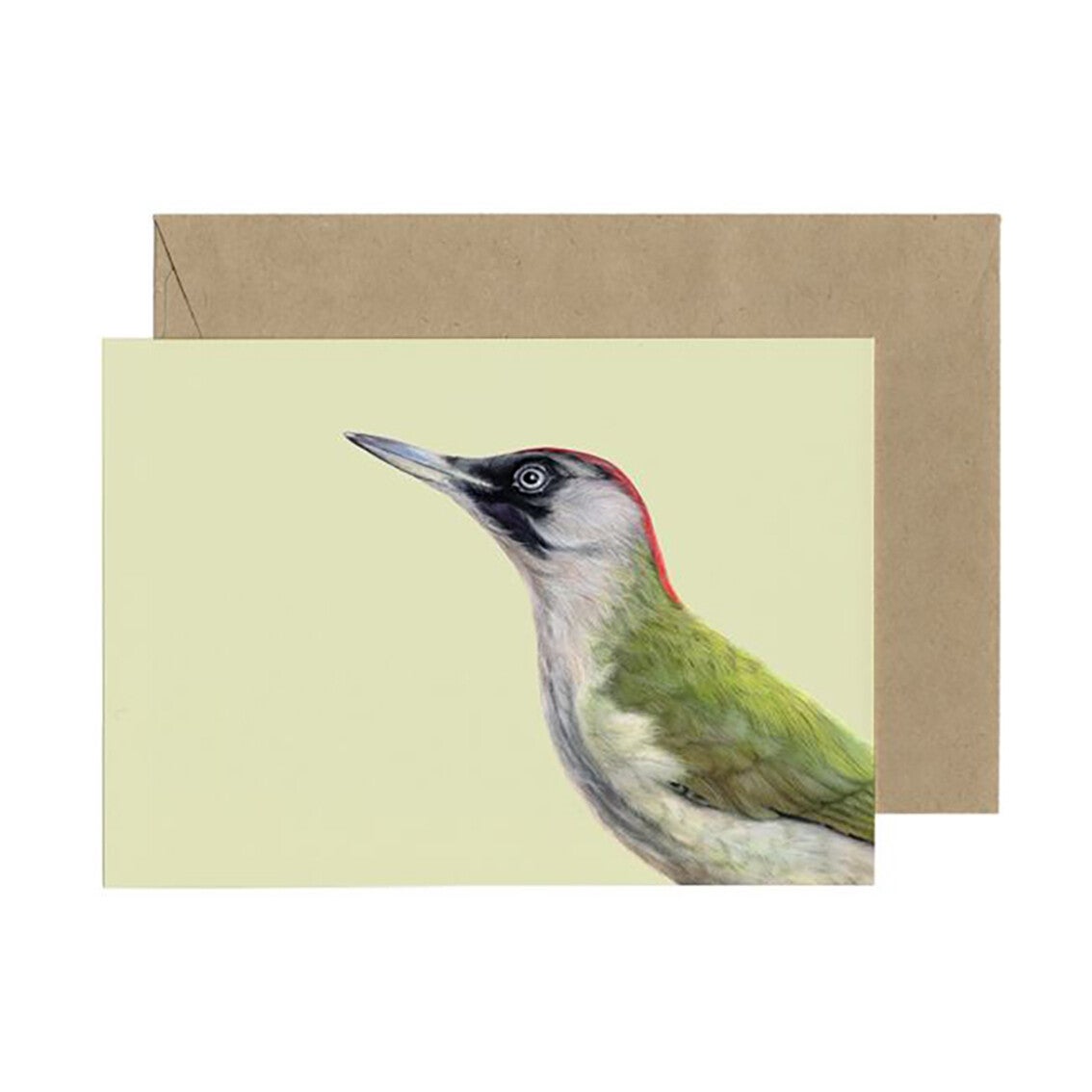 Lonneke Grimbergen ansichtkaart 'Groene specht'