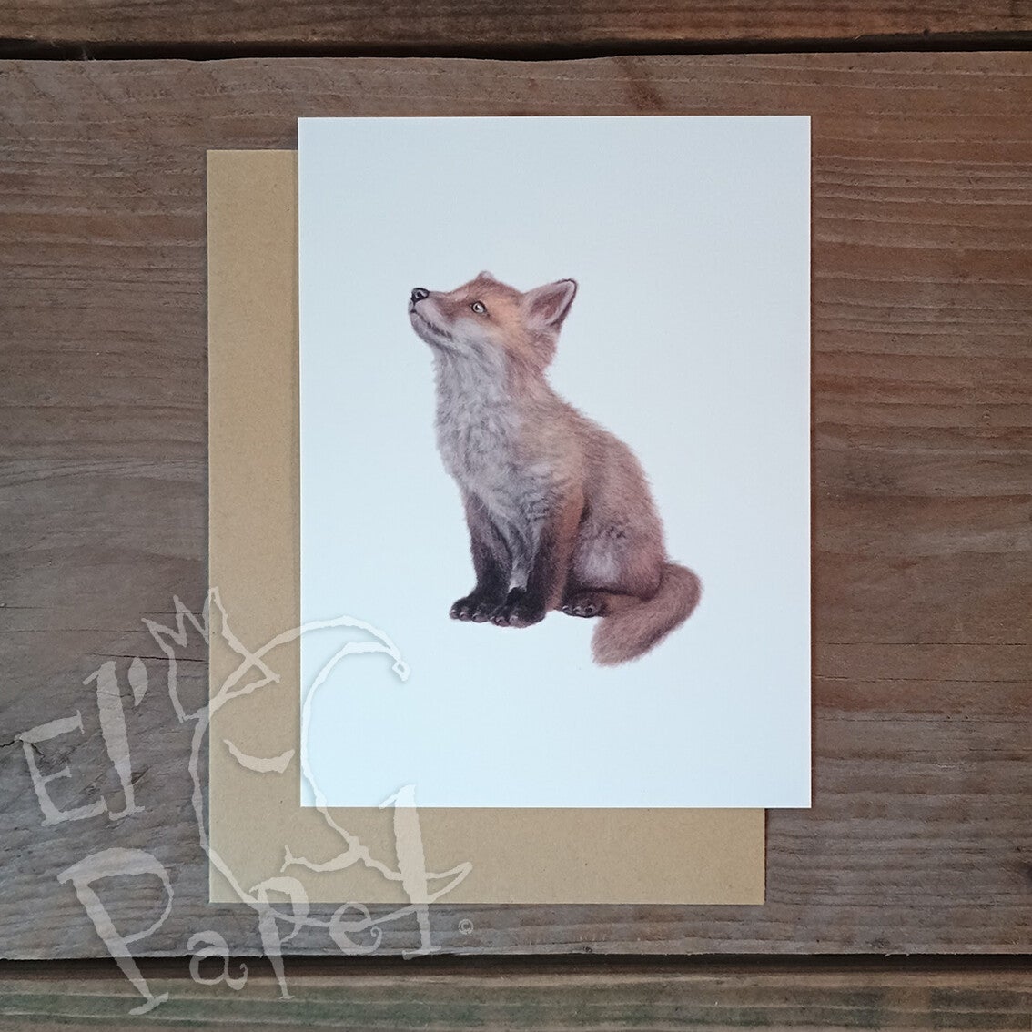 Lonneke Grimbergen ansichtkaart 'Vosje'