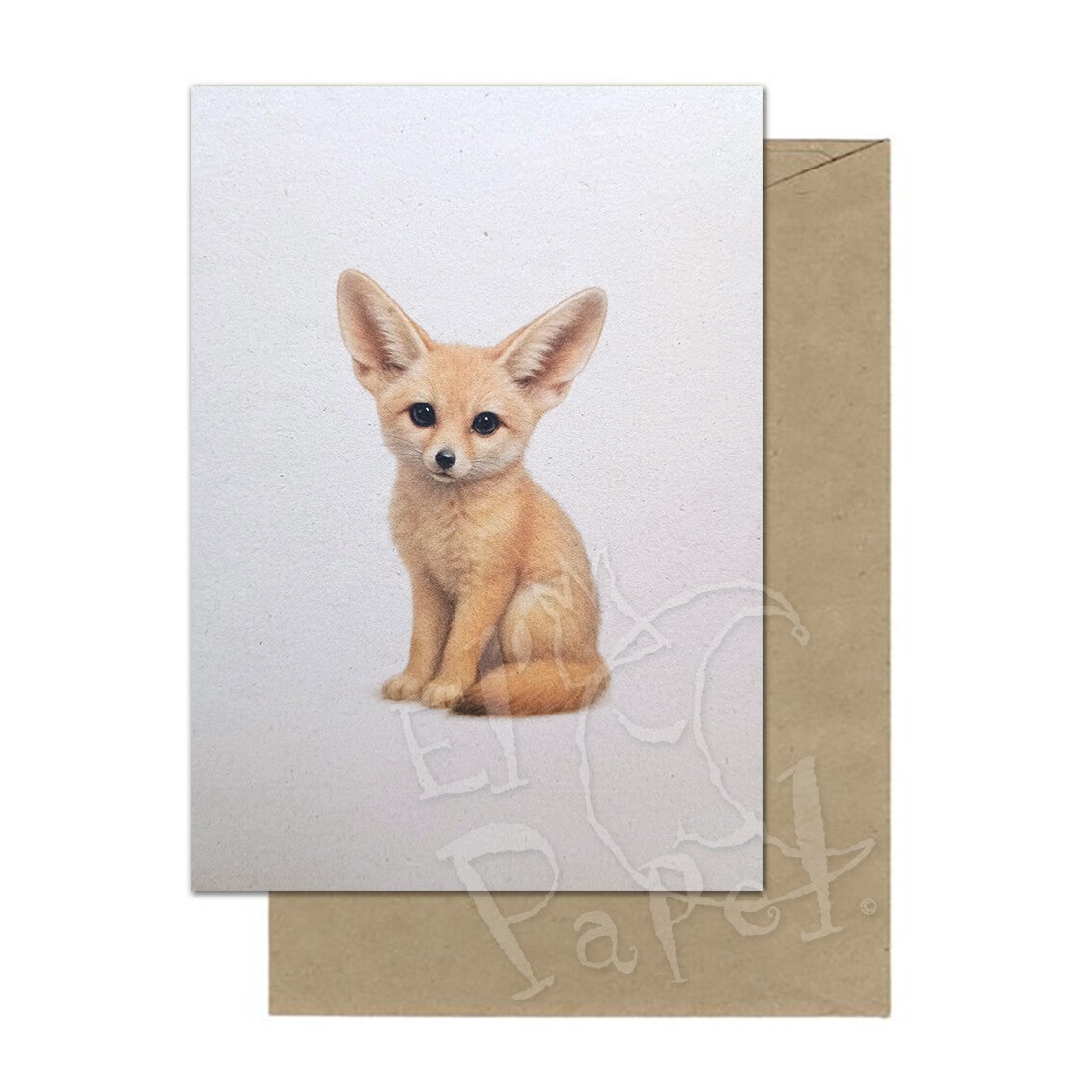 Lonneke Grimbergen ansichtkaart 'Fennek'