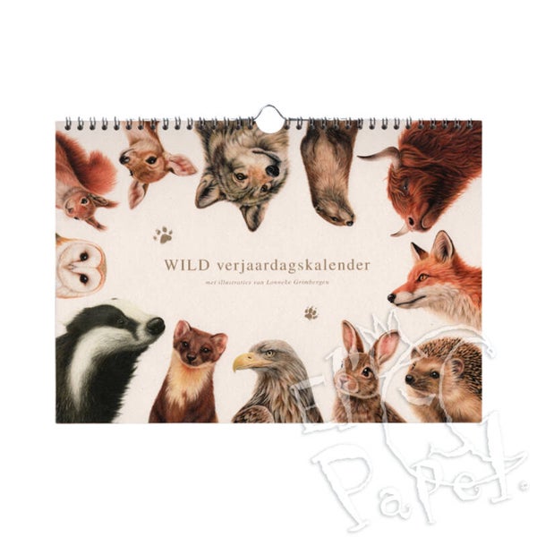 'Wild' Verjaardagskalender