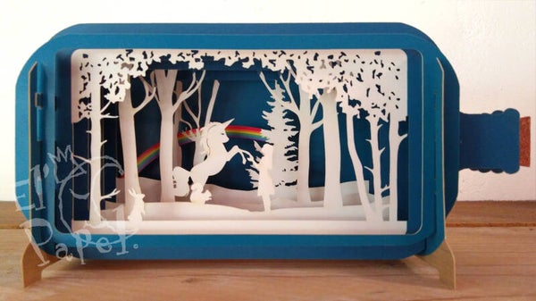 Message in a bottle `Eenhoorn`