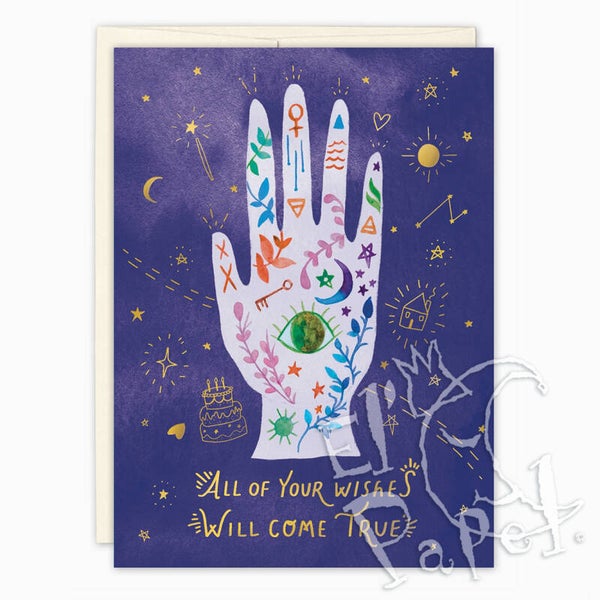 Meera Lee Patel felicitatiekaart 'Wishes will come true'