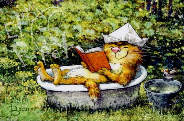 Ansichtkaart 'Echte vakantie'