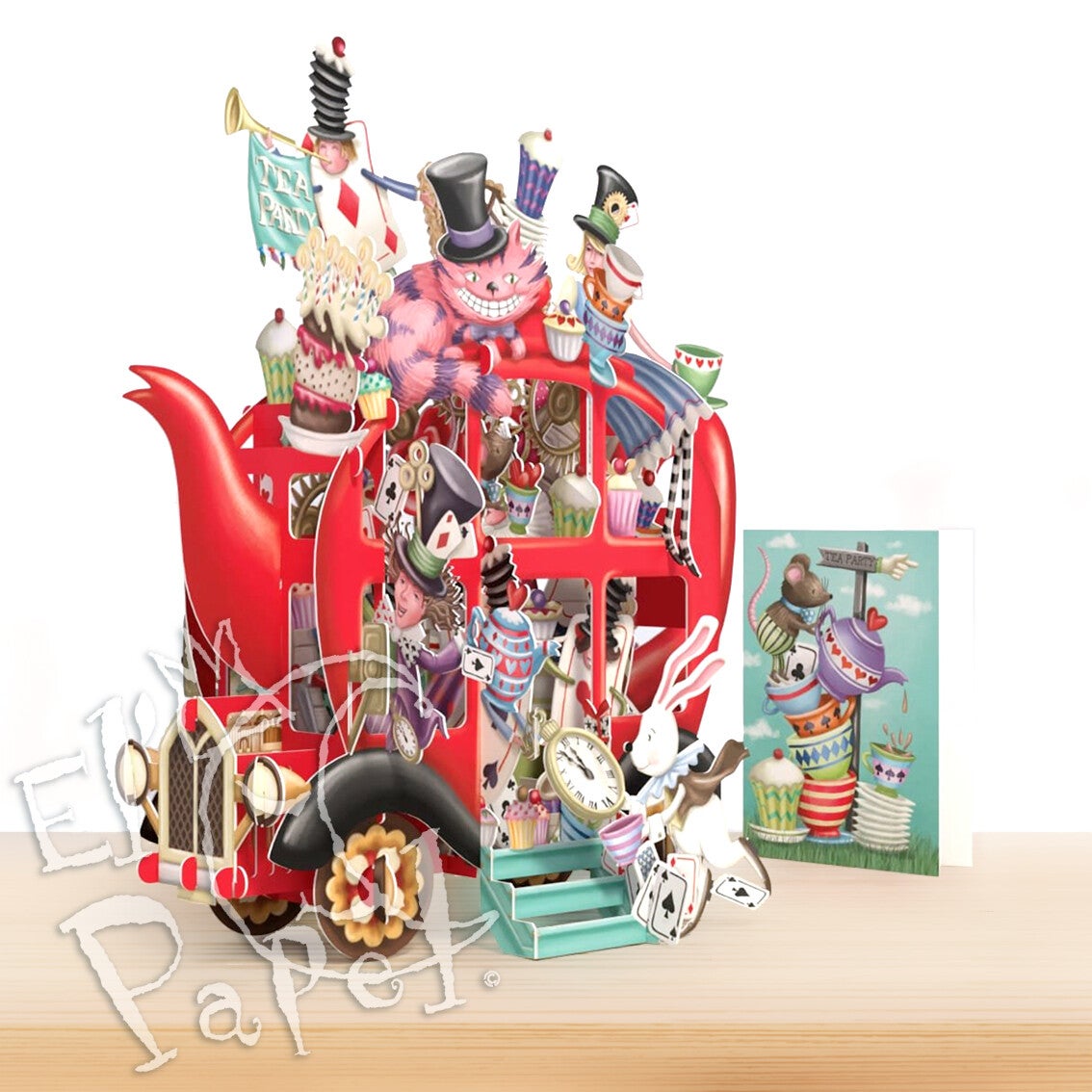 Me & McQ - 3D kaart 'Alice's theepot'