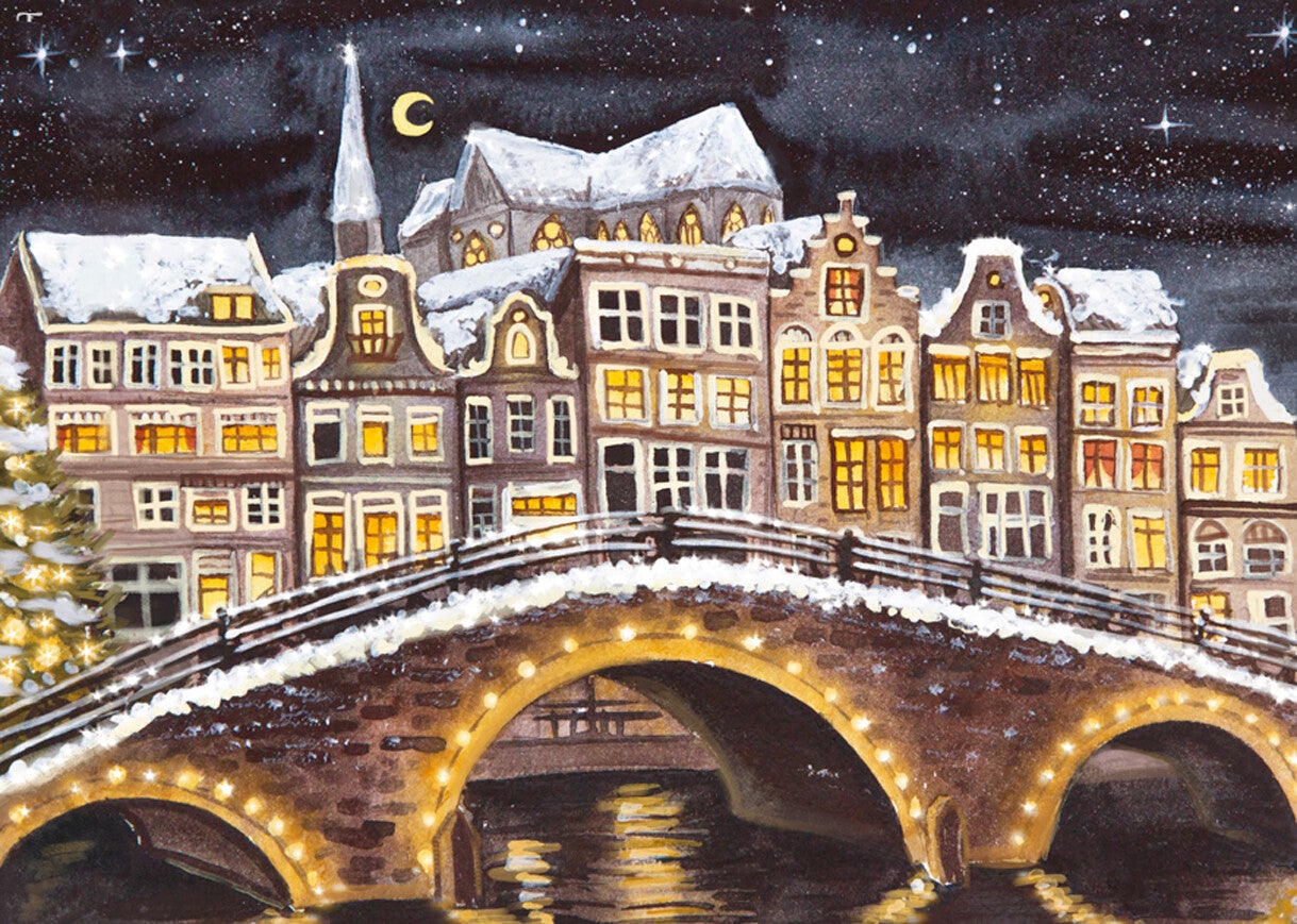 Ansichtkaart 'Amsterdam Winter Wonderland'