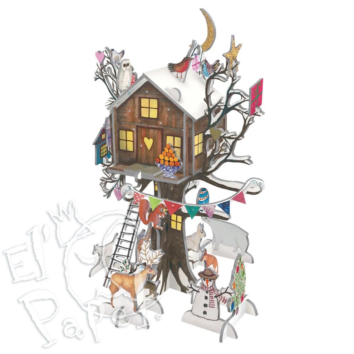 Pop & Slot Advent kalender 'Christmas Treehouse'