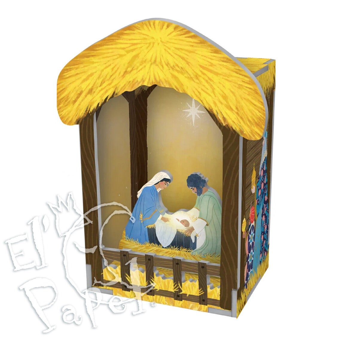 Pop & Slot Diorama Scene 'Kerststal'