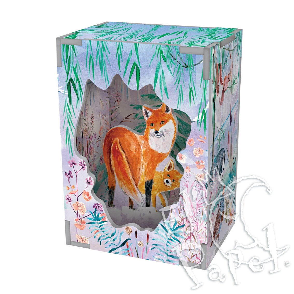 Pop & Slot Diorama Scene 'Wild Winter's Fox'