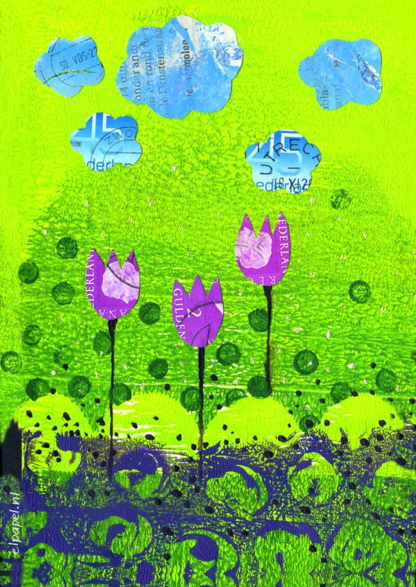 Tulpen-kaart groen