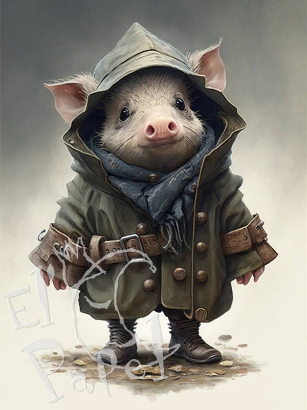 Ansichtkaart 'Avonturier XVI'