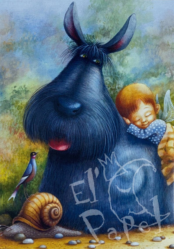 Ansichtkaart 'Fijne droom'