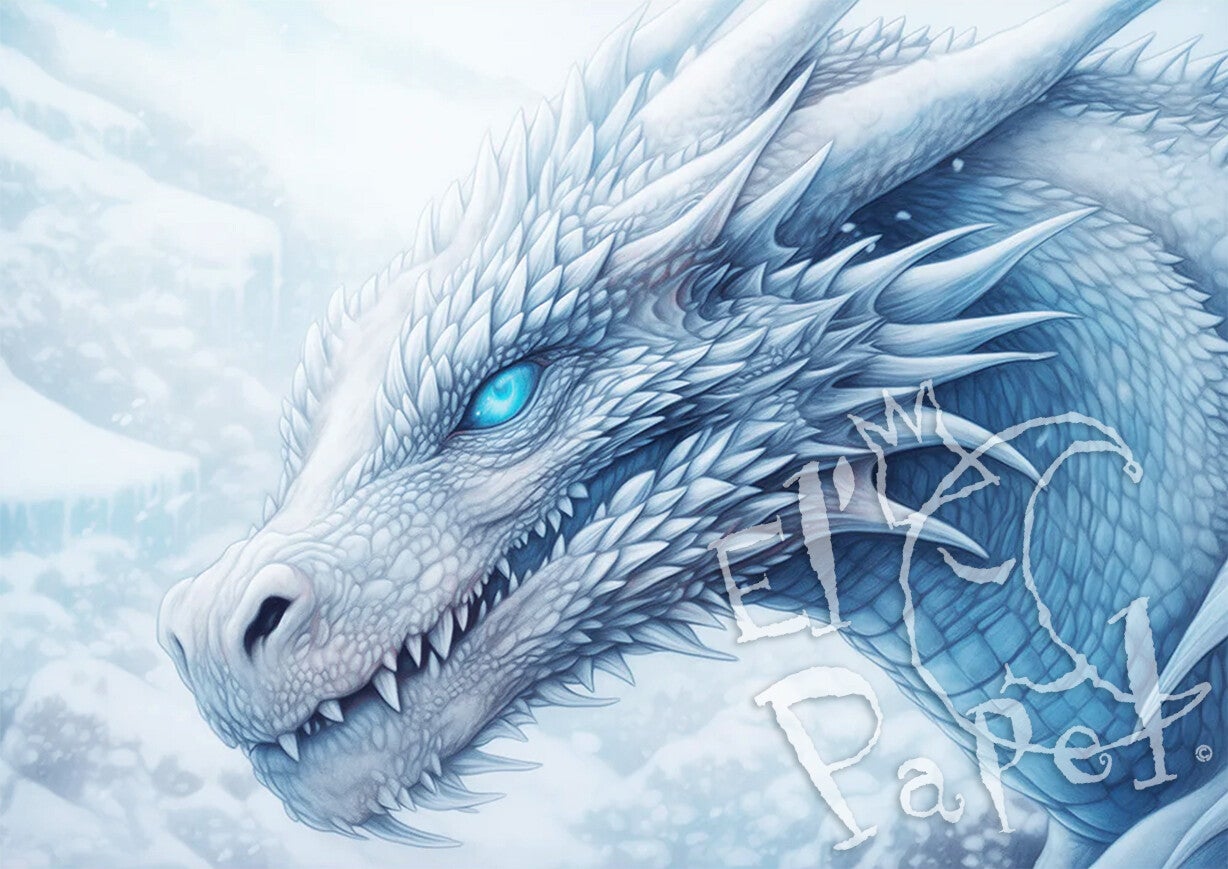 Ansichtkaart 'Arctische draak'