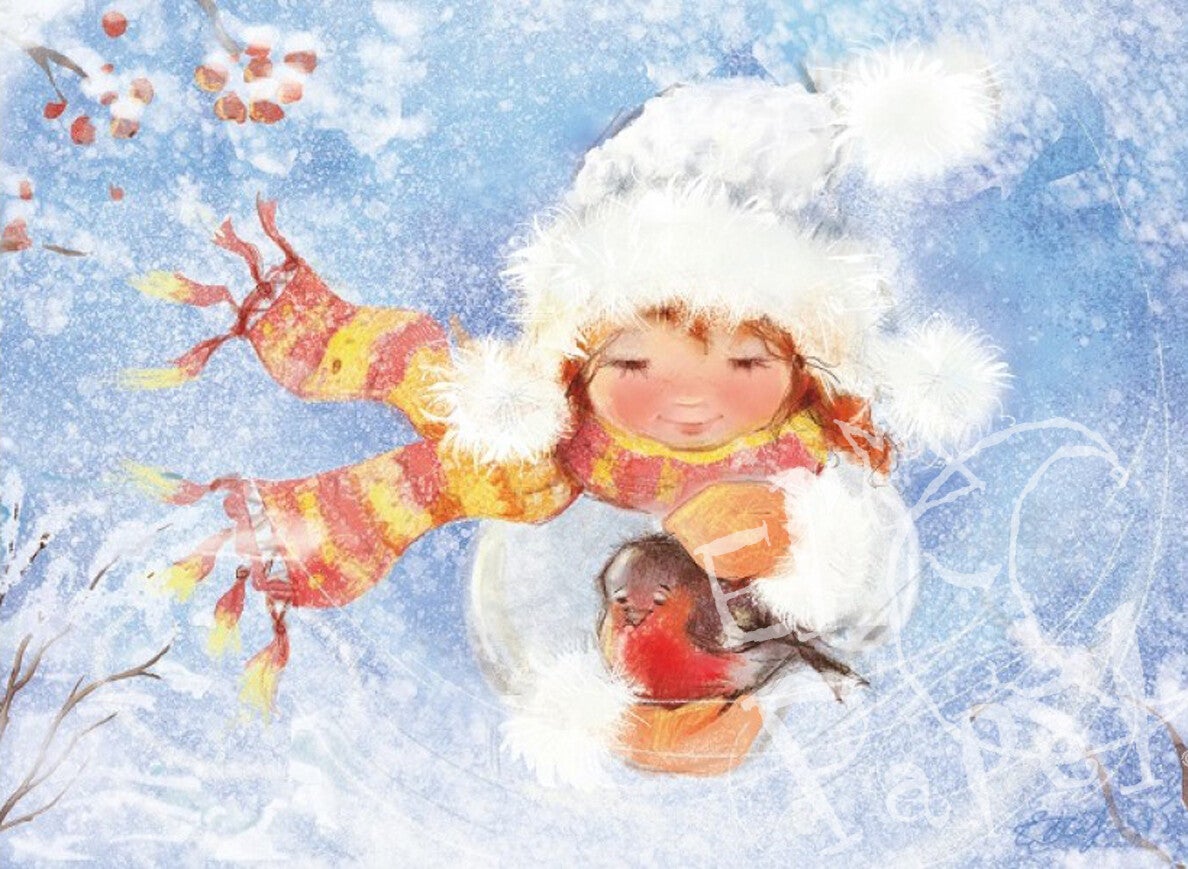 Ansichtkaart 'In goede handen'