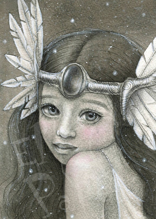 Ansichtkaart 'Valkyrie'