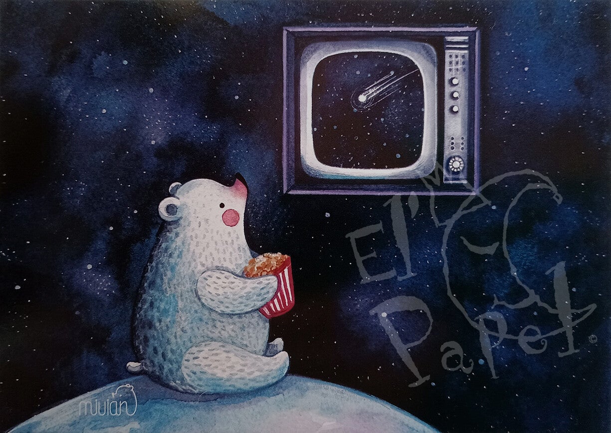 Ansichtkaart 'Misha - ruimtefilm'