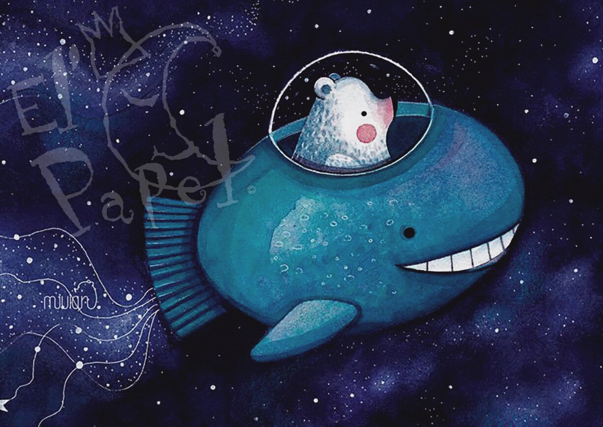 Ansichtkaart 'Misha - naar een andere melkweg'