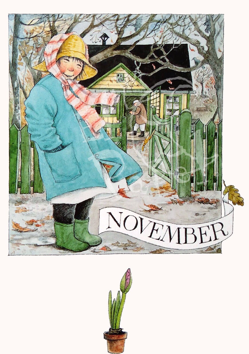 Maandkaart 'November' - Lena Anderson