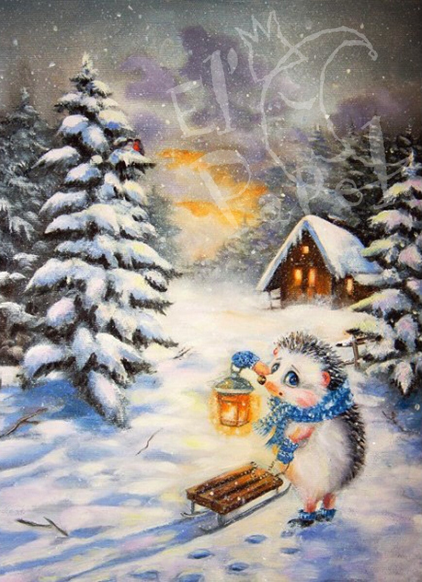 Ansichtkaart 'Kerstverlichting'