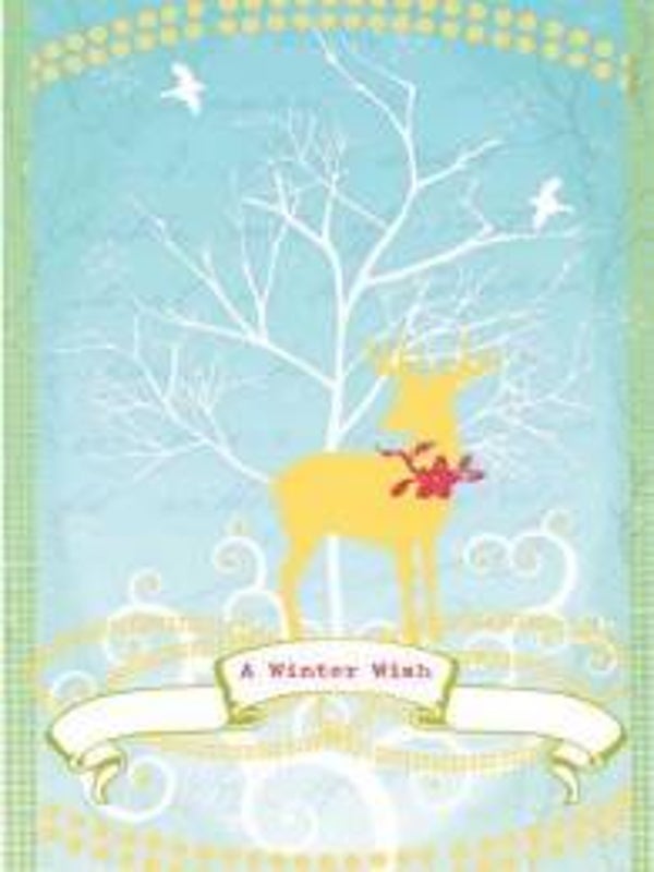 Kerst wenskaart 'A Winter Wish'