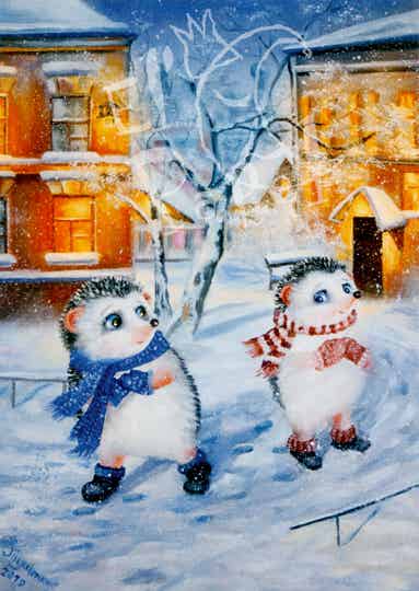 Ansichtkaart 'Samen'