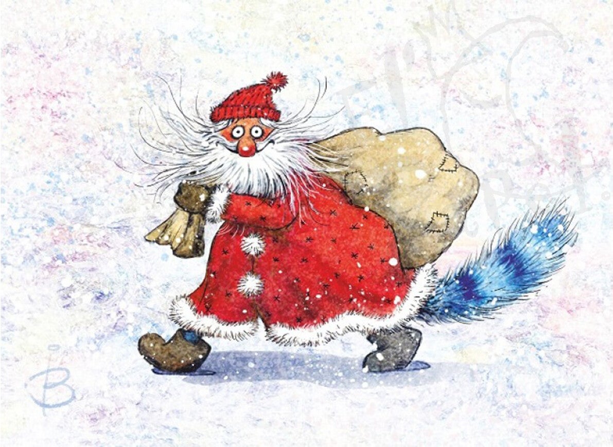 Kerst ansichtkaart 'Vader Vorst'