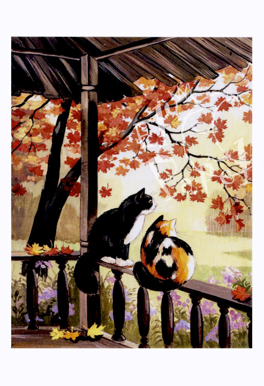 Ansichtkaart 'Herfstgloed'