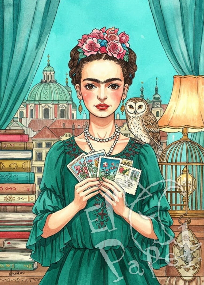 Ansichtkaart 'Frida Kahlo - ansichtkaarten'