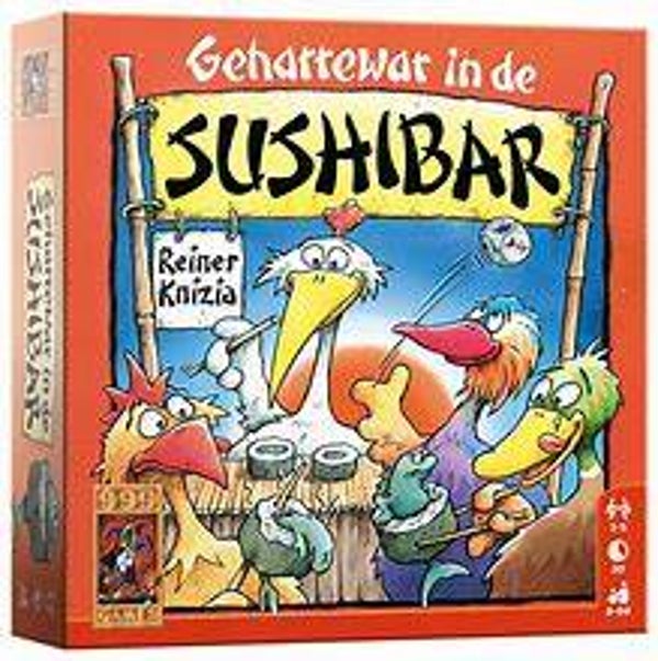 Geharrewar in de sushibar