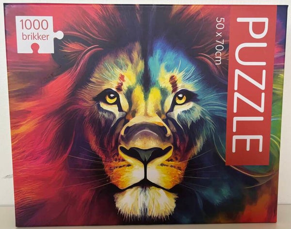 Puzzle - Colorful Lion