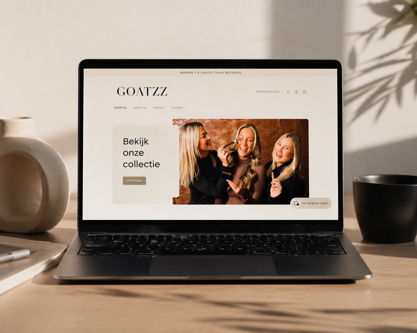 Project GOATZZ - website en communicatie - 2025/2026