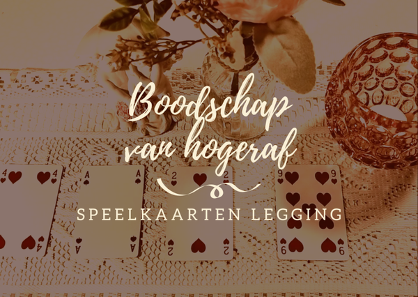 Boodschap van hogeraf met speelkaarten + Oud-Noordse astrologie