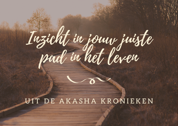 Inzicht in jouw juiste pad in het leven - voor als je het even echt niet meer weet... ©