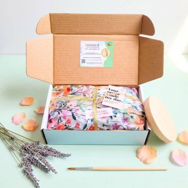Fairy Light Bottle Decoupage Coaster Kit