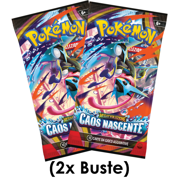 Pokemon 2x Pacchetti Caos Nascente ITA