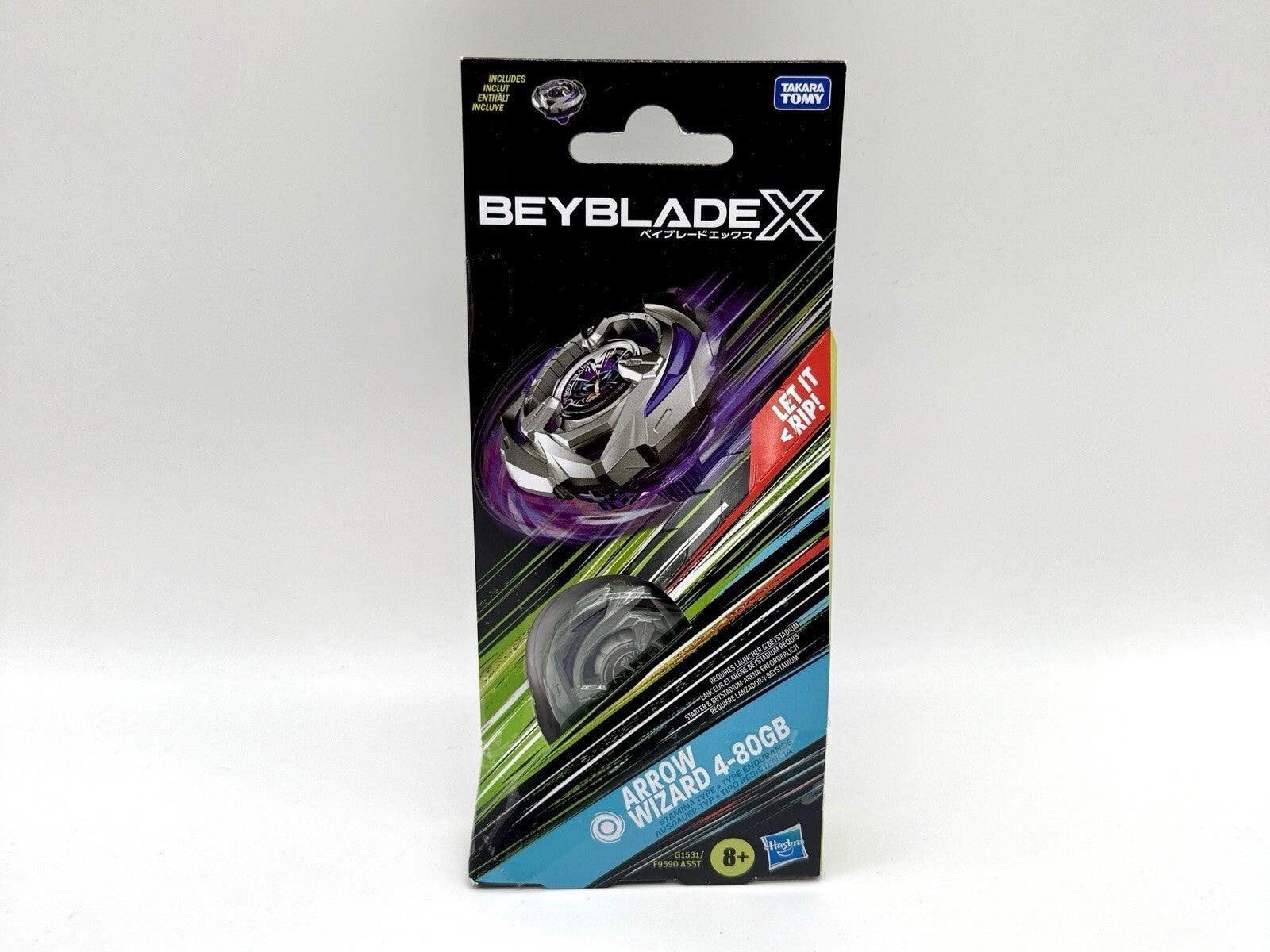 Beyblade X Arrow Wizard Hasbro 4-80 GB Booster Set NUOVO NUOVO IMBALLO ORIGINALE SIGILLATO