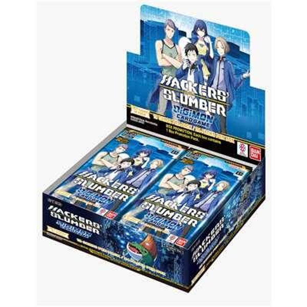 PREORDER BOX DIGIMON CARD GAME - HACKERS’ SLUMBER - (BT-23)