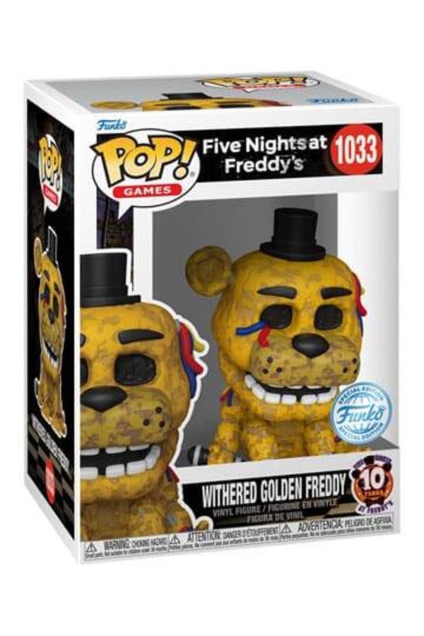 Five Nights at Freddy's POP! Games Vinyl Figure Withered Gldn Frdy 9 cm
