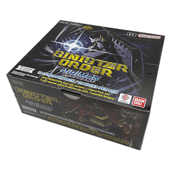 DIGIMON TCG Booster Box SINISTER ORDER EX-10 EX10 - ENG
