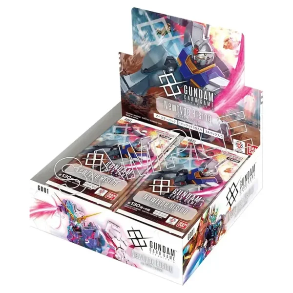 Gundam Card Game GD01 Newtype Rising Box da 24 Buste in inglese