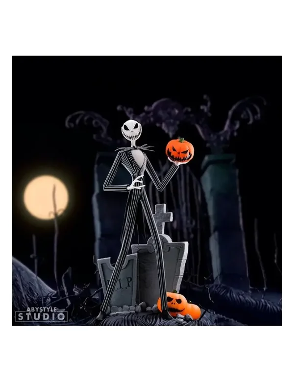 ABYSTYLE STUDIO SUPER FIGURE COLLECTION NIGHTMARE BEFORE CHRISTMAS JACK SKELLINGTON "JACK SCARY SMILING FACE"