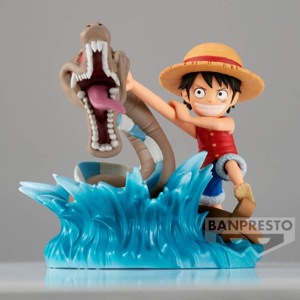 WCF Log Stories Onepiece Luffy vs Re Mari Figure 7 cm