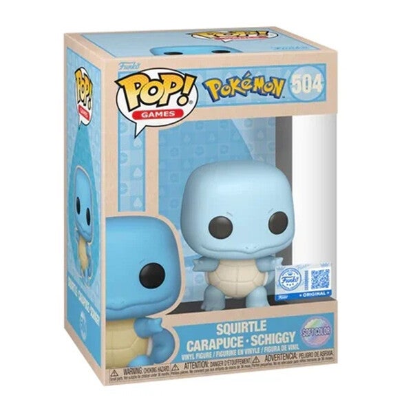 Funko POP! Pokemon: Squirtle (Soft Color) (504) EXM